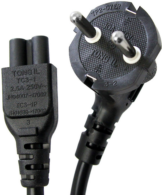 마하링크 국산 3구 크로바 전원 코드 파워케이블 ML-PW3020, 1개, 2m