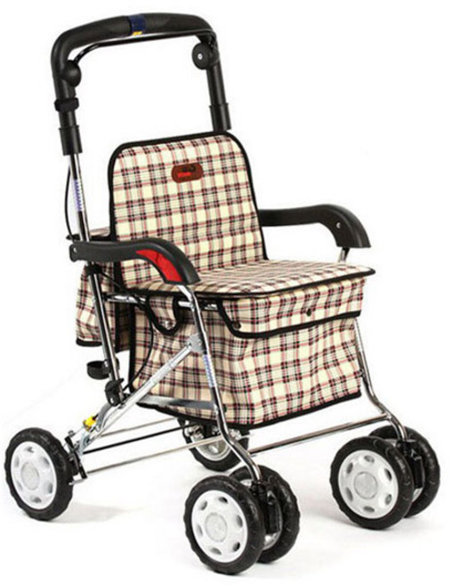 케어메이트 노인보행기 실버카 할머니유모차 실버보행기 노인유모차, 1세트