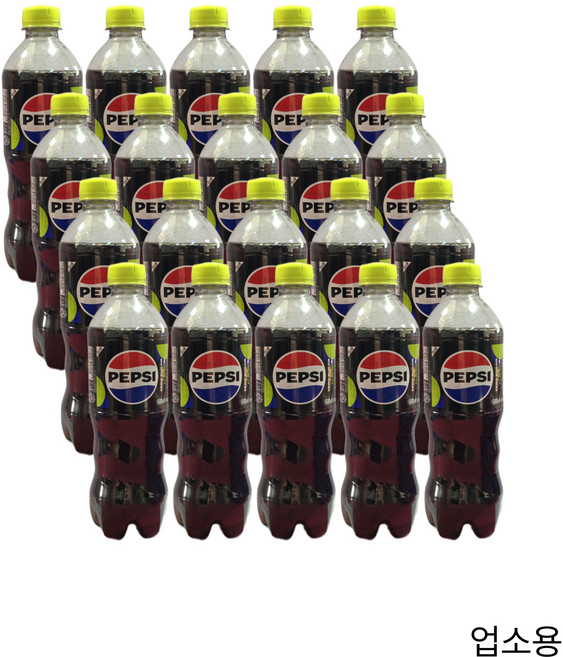 펩시 콜라 제로슈가 라임향, 20개, 500ml