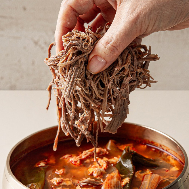 하남 본점 송돗골 육개장, 전통 육개장, 6개, 800g