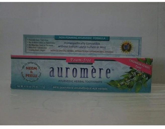 아우로메르 치약 무염 카다멈 4.16온스 케이스_12 Auromere Tpste Sls Free Cardamom 4.16 Oz Case 12, 1개, 112g - 쿠팡