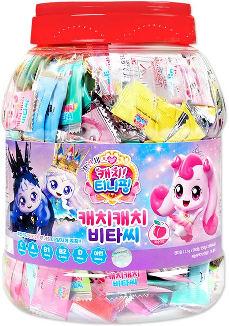 알쏭달쏭 캐치티니핑 캐치캐치비타씨, 500정, 1개 - 쿠팡