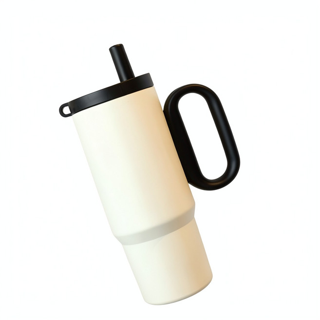 JWJJ 316不鏽鋼保溫杯, 馬卡龍黑白, 1個, 710ml