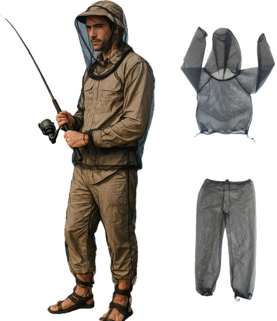 홍부장 낚시 모기장옷 방충복 모기 슈트 옷 수트