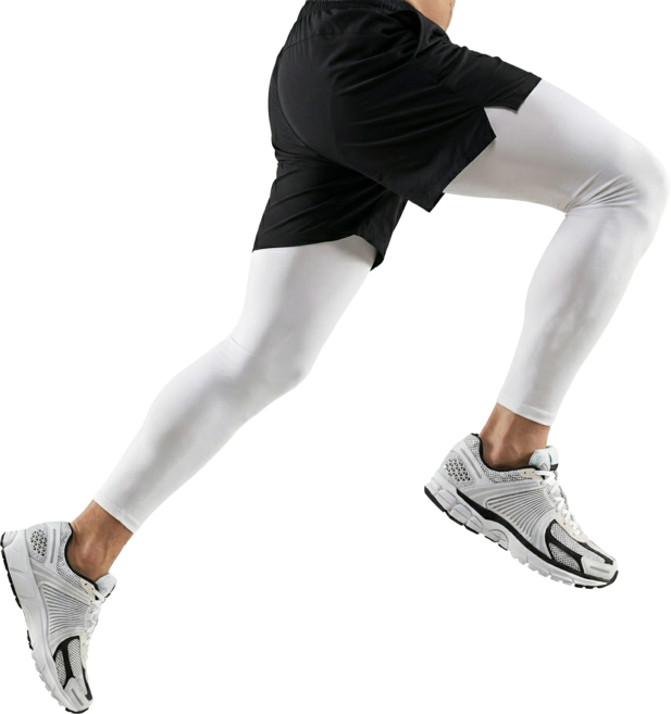 타이트엔드 소프트 쿨링 레그 슬리브 실리콘 쿨 다리토시 세트 ( 흘러내림방지 실리콘 ) 자외선차단 99% 냉감소재, 2세트, 화이트