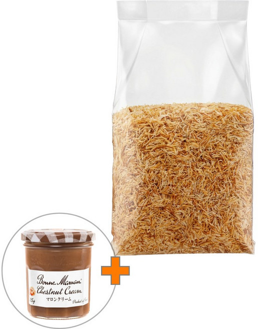 로얄 카다이프면 500g + (증정) 본마망 마론크림(밤스프레드) 225g, 725g, 1세트