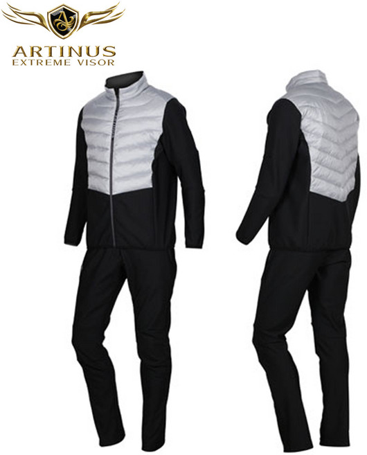 [아티누스] 다운 스트레치 내피 (그레이) AUJ-308 낚시복내피, 그레이