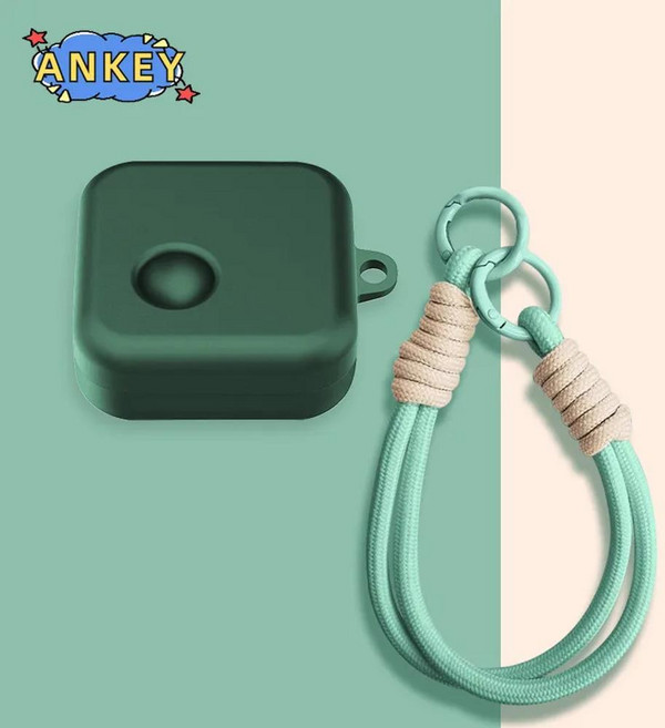 케이스 소프트 실리콘 보호용 휴대용 스크래치 방지 충격 쉘 카라비너 랜야드, 1개, 5. Green / A. Nothing Ear 2