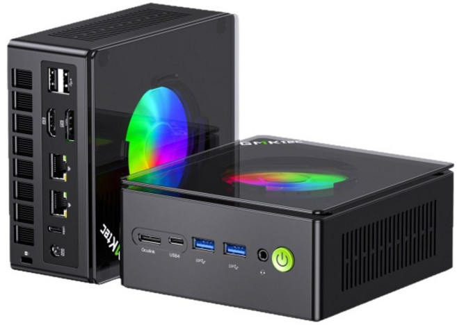 GMKtec Oculink 미니 PC K11 K8 플러스 M7 AMD 라이젠 9 8945HS 7 8845HS 6850H 2*USB4 2*2.5G LAN 게이밍 컴퓨터 윈도우 11, 4)No Ram No SSD No OS, K11 R9 8945HS, 영국