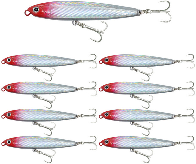 치승 싱킹 로켓 펜슬미노우 삼치 농어 광어, FTY-4, 9개, 18g