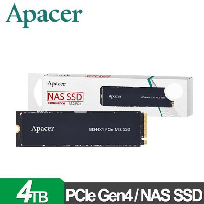 Apacer 宇瞻 PB4480 4TB M.2 PCIe 4.0 NAS專用SSD