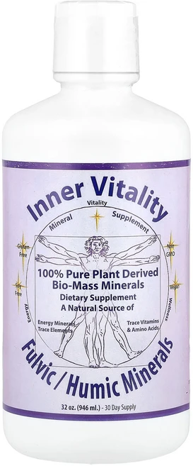 Morningstar Minerals 체내 활력 풀빌/휴믹 미네랄 946ml(32oz), MorningstarMinerals체내활력풀빌/휴믹미네, 1개, 946ml - 쿠팡