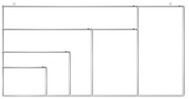 대형 화이트보드 2400 x 1200 학원용 보드판