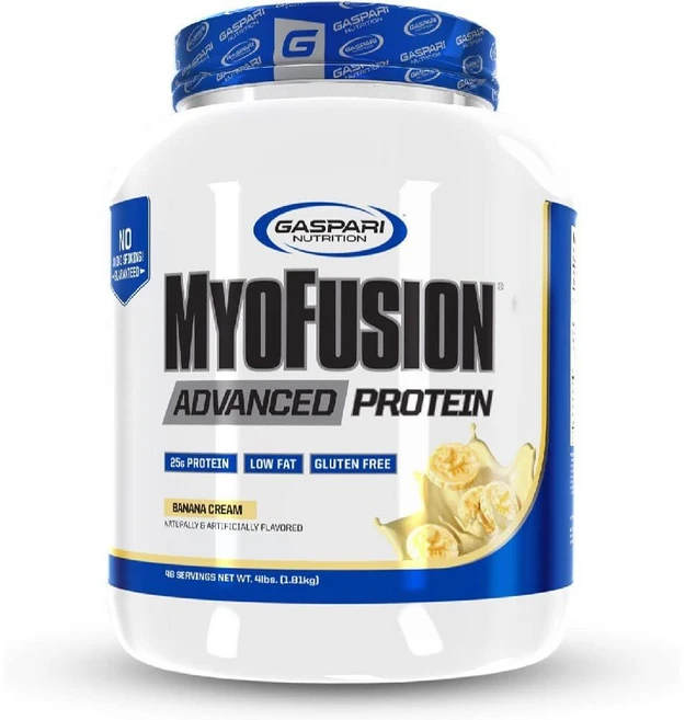 가스파리 뉴트리션 마요퓨전 어드밴스드 프로틴 초콜릿 1.81kg, 바나나 1.81kg, 1개 - 쿠팡