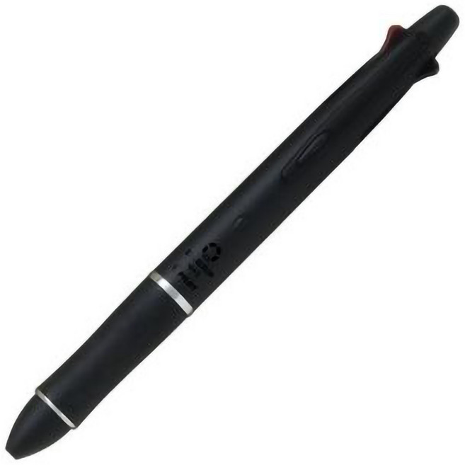 PILOT 百樂 Dr.GRIP 4+1 多功能筆 - 舒適握感, 金屬黑/B, 1個