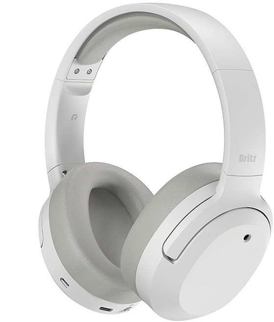 브리츠 ANC 블루투스 스테레오 헤드폰, White, BT4000 ANC