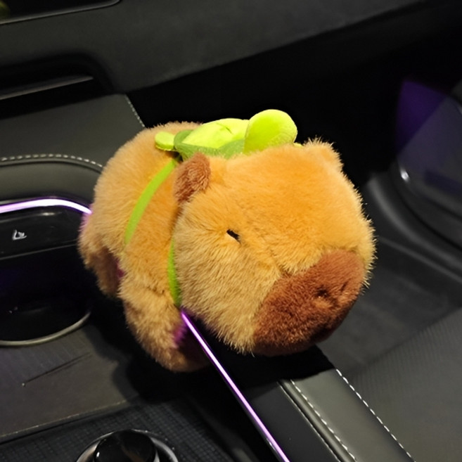 인사이트셀 자동차 카피바라 깜박이인형 악세사리, 카피바라 1+1