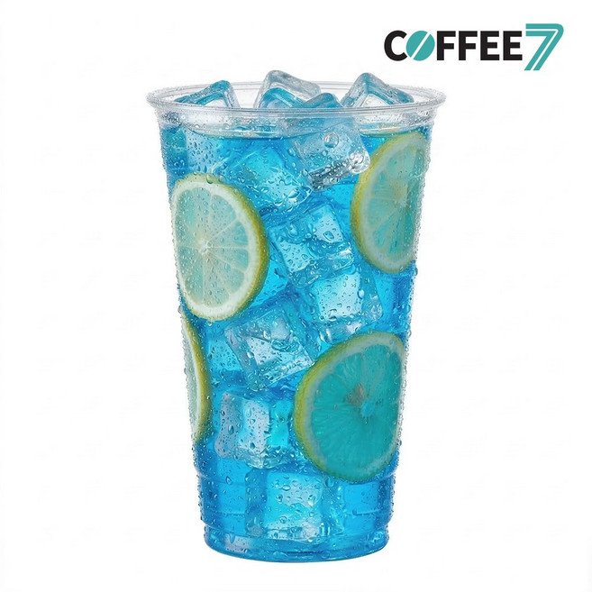 커피세븐 (아이스컵-대만정품) 20온스 투명컵 PET컵 92파이 1000개, 1박스, 1000개입