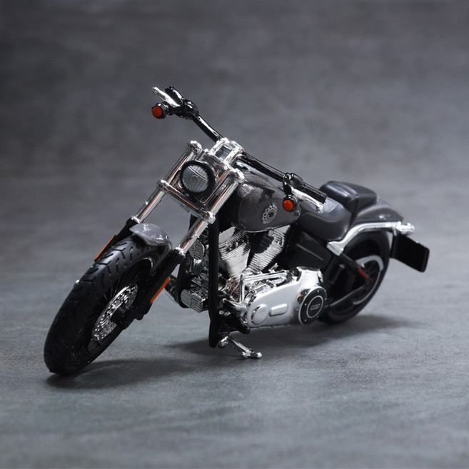 마이스토 1:18 할리데이비슨 오토바이 모터사이클 바이크모형 피규어 수집품, 2016 BREAKOUT Gray, 1개