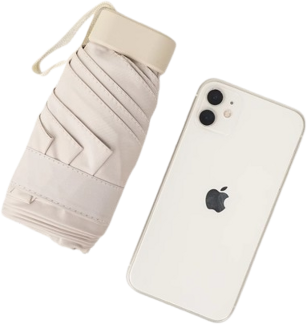 아이블락 UV자외선 차단 초경량 5단 암막 양산 겸용 우산 + 케이스포함