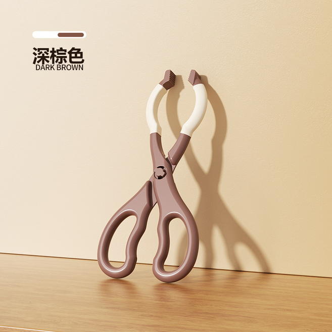 GUEFOON 嬰兒奶瓶消毒夾, 1個, 便攜消毒夾 棕色:如图所示（1504）
