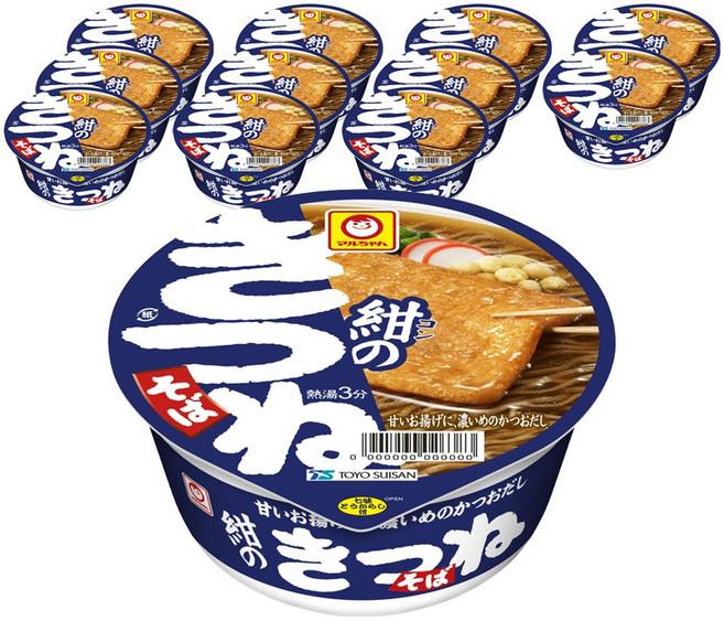Maruchan 深色豆皮蕎麥麵, 12個