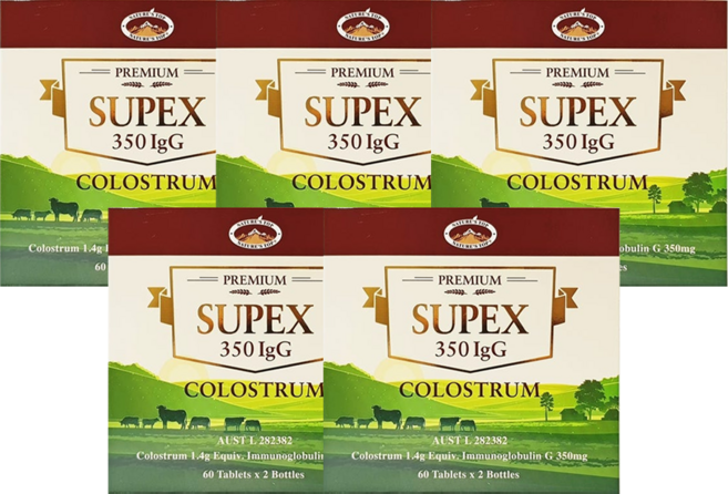 호주 네이쳐스탑 슈펙스 초유 캔디, 120정, 5개