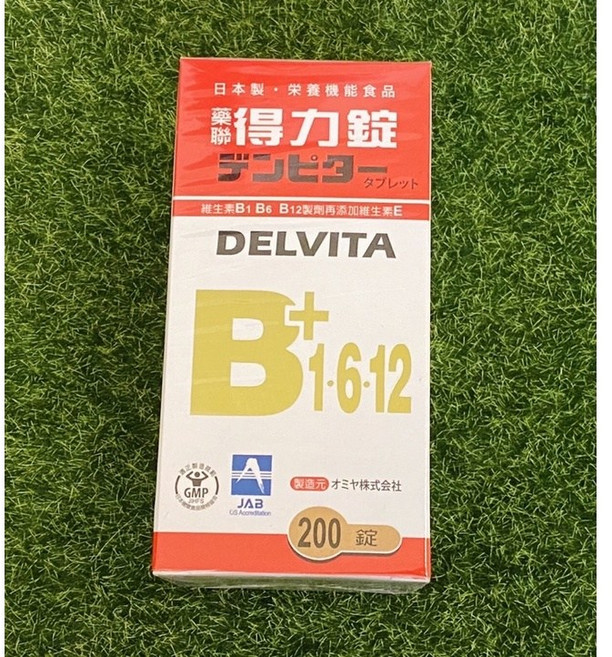 藥聯 得力錠 B1 B6 B12 營養食品 200錠, 1個