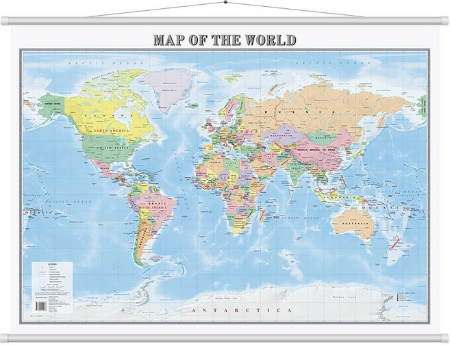 영어세계지도 고화질 대형 세계지도 액자 캔버스, 지도