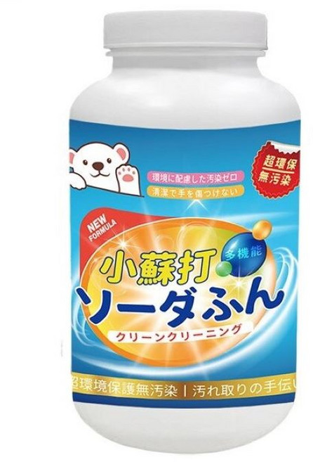 小蘇打粉 多功能清潔去污 500g 瓶裝, 1個, 500ml