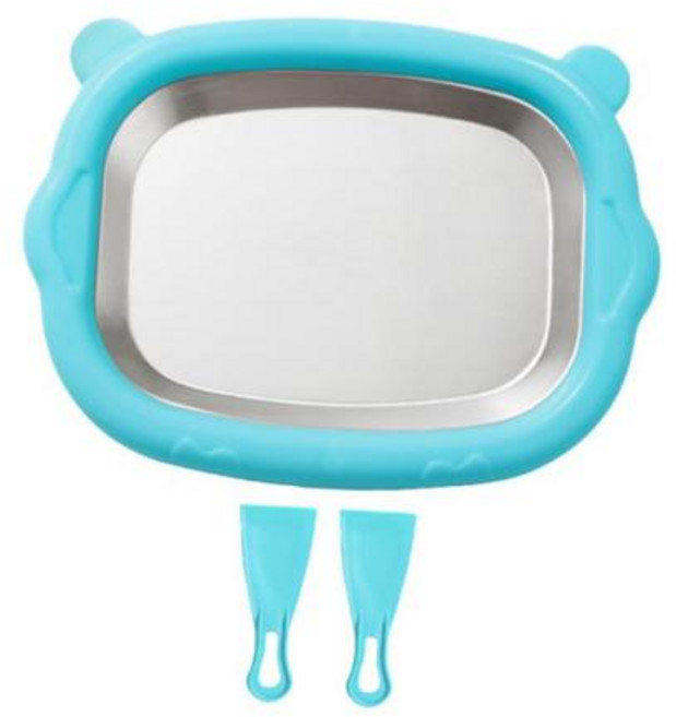 아이스크림 제조기 롤 메이커 다기능 요구르트 기계 2 스페이드 콜드 플레이트 소르베 젤라토 요거트용, 5) Blue C, 1개