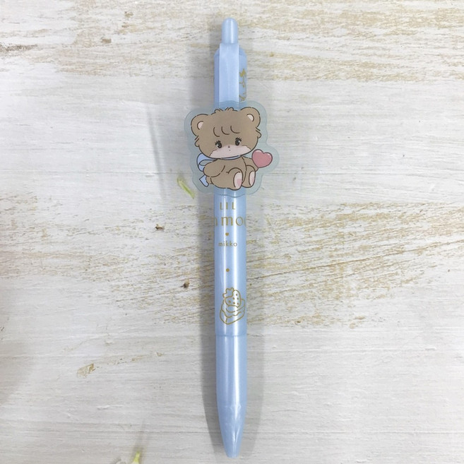 mikko Lil ala mode 角色造型 按壓原子筆 0.5mm, 藍色, 1個