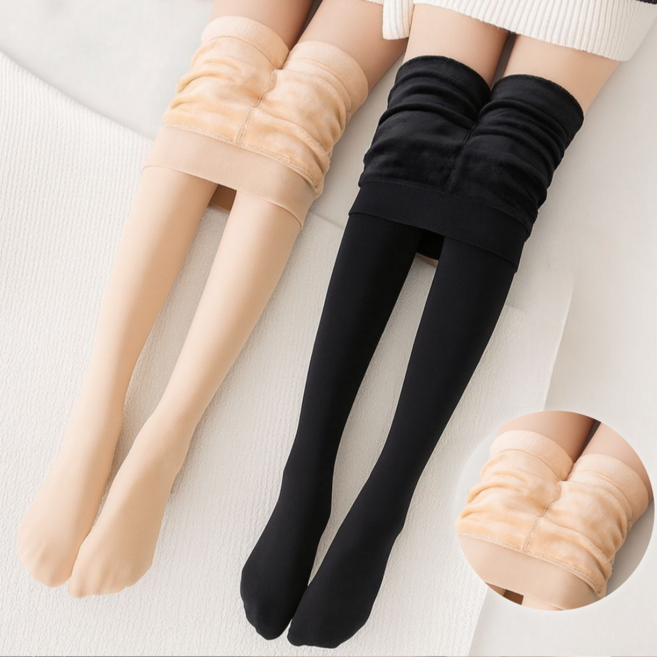 넥스트엣지 1+1 따뜻한데 다리까지 얇아보이는 겨울 융털 기모 레깅스 스타킹