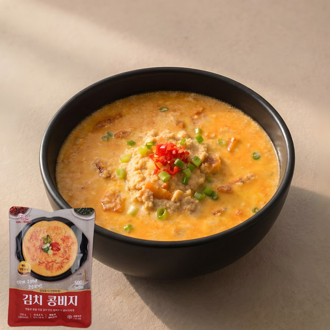 쿡앤라이프 김치 콩비지찌개 황해도식, 500g, 10개