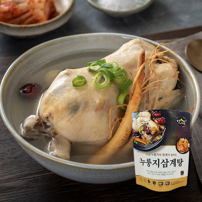 국내산 누룽지와 찹쌀 담은 누룽지 삼계탕, 1개, 1kg