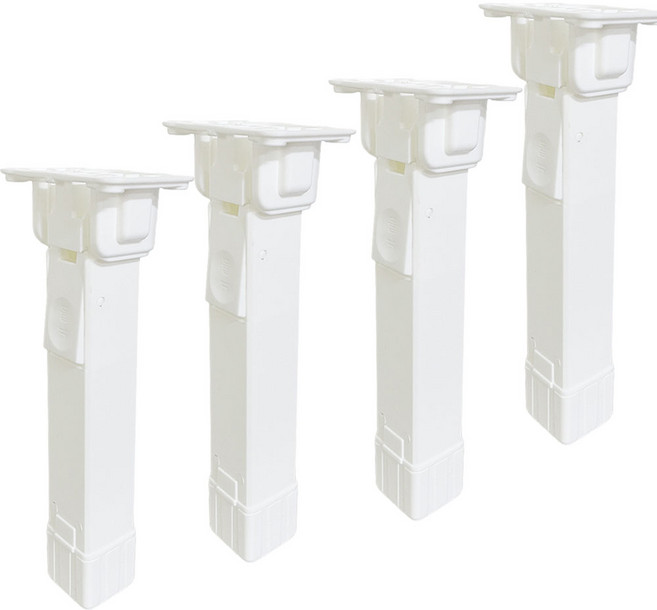 리폼플러스 접이식상다리 좌식테이블다리 4P, 화이트