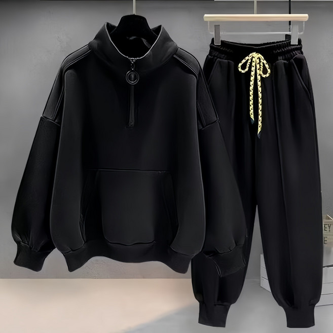 ANYOU 봄가을 남성 러닝복 츄리닝세트 맨투맨 반지퍼 조거팬츠 러닝복 캐주얼 런닝복 트레이닝세트