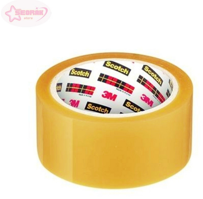 서락 3M 스카치 포장용 갈색테이프 PK65 48x40M 노란박스테이프