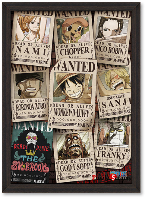 원피스 신 현상수배 컬렉션 직소 퍼즐+액자 세트 애니메이션 150피스, 단품, 1개