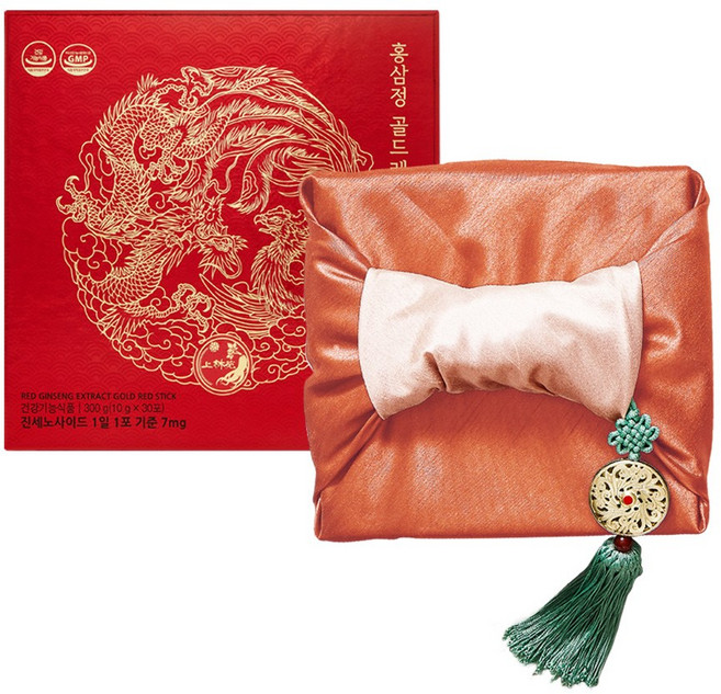 [직영몰] 상림원 홍삼정 골드레드 홍삼스틱(혈당케어), 1세트, 실크겹보자기포장, 30회분