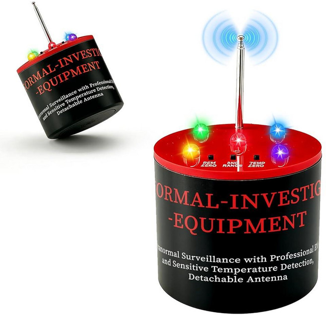 Ghost-Hunting-초자연적 조사 장비 전문 EMF 및 민감한 온도 감지 기능이 있는 초자연적 감시 탈착식 안테나 전자기 측정 감지기 166546, Ghost-Hunting-초자연적 조사 장비, 전문 E