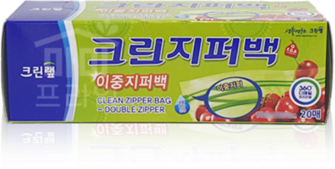 크린 이중 지퍼백 15cm x 10cm 20매 미니 / 지퍼팩, 1개, 미니(XS)