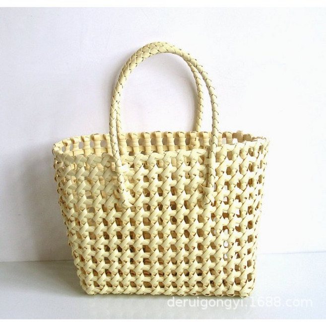 젤리백 B 매쉬 네트 비치백 빨대가방 휴가 피크닉 미니 토트백 말랑말랑