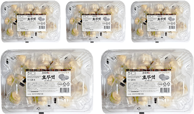 40년 전통 명인의 수제 우진 호두엿, 5개, 120g