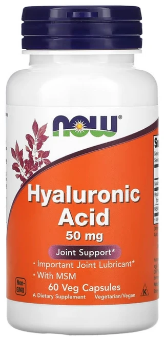 나우푸드 히알루론산 MSM 50mg 60 베지캡슐, 60정, 1개 - 쿠팡