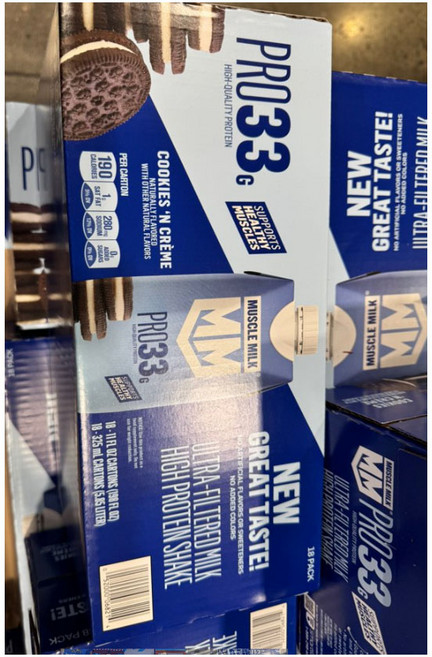 Muscle Milk 머슬 밀크 쿠키앤 크림 쉐이커, 18개, 325ml