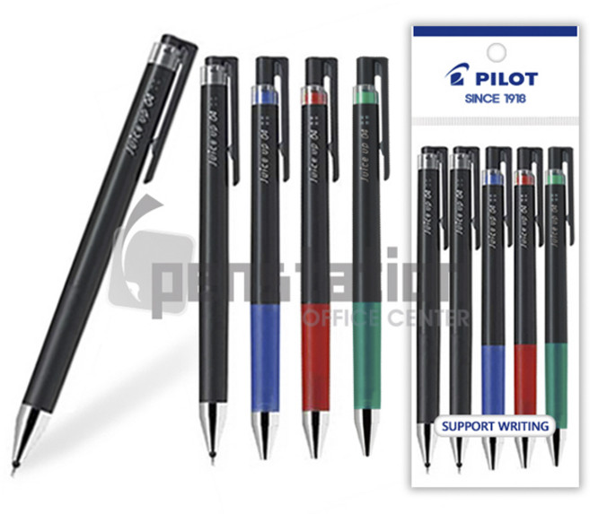 파이롯트 쥬스업 볼펜 흑+청+적+녹 세트(파이롯트 정품 블리스터 포장 케이스/선물용), 1개, 0.4mm 흑색2개+청색1개+적색1개+녹색1개 세트
