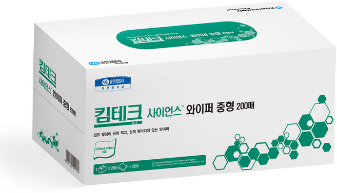 킴테크 사이언스 와이퍼 소형 200매 60카톤, 1개