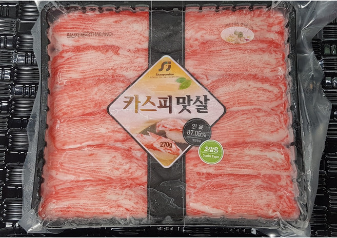 카스피맛살 270g 초밥용맛살 게맛살 이게조아대용, 1개