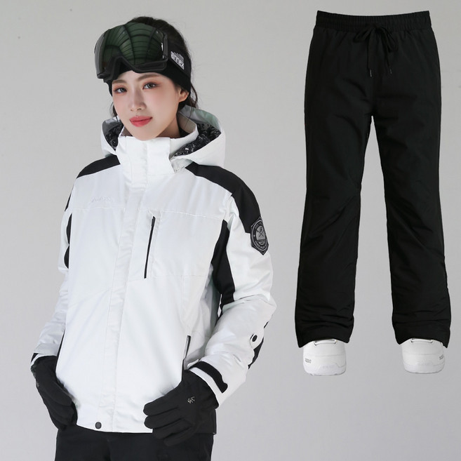 푸조 레이나 패딩 밴딩팬츠 빅사이즈 스키복 상하세트 남여공용 스키복세트